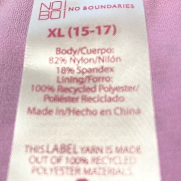 NoBo No Boundaries Bikini Bottoms XL (15-17) Pink Patchwork Floral High Leg - Picture 8 of 14